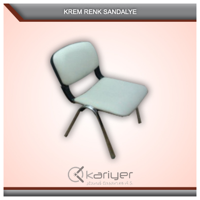 fuar ekstra extra sandalye beyaz