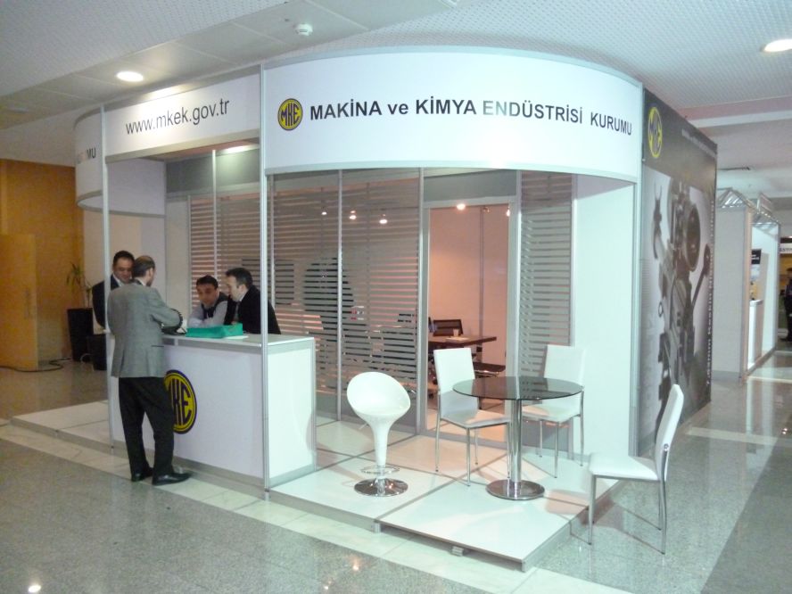 uygulama makina kimya fuar standi