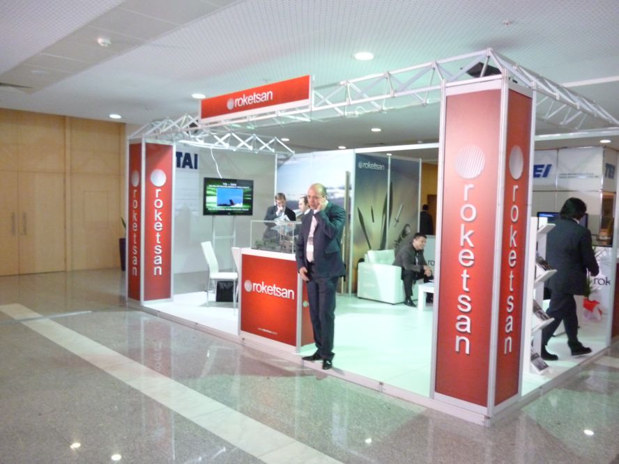 uygulama roketsan fuar standi